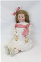 Lot 2713 - Doll - Armand Marseille bisque head A 975 M...