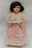 Lot 2717 - Doll - French S.F.B.J. 60. Paris 4 bisque head...