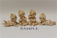 Lot 2722 - Dolls - selection of small and miniature dolls,...