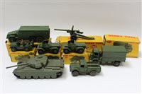 Lot 2742 - Dinky selection of military models - including...