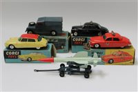 Lot 2749 - Corgi Citroen DS 19 no. 210, Land-Rover RAF...