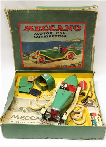 Lot 2752 - Meccano Motor Car Constructor model (already...