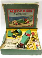 Lot 2752 - Meccano Motor Car Constructor model (already...