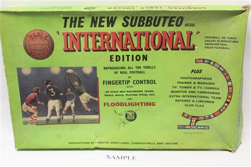 Lot 2753 - Subbuteo Table Soccer International Edition -...