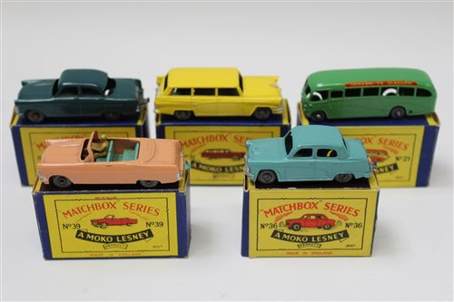 Lot 2784 - Matchbox Moko Lesney boxed selection - no. 21...