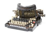 Lot 3547 - Early 20th century Royal Barlock typewriter in...