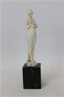 Lot 3577 - Fine 1920s German carved ivory figure of an...