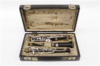 Lot 3785 - Vintage oboe by Louis, London, cased