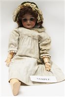 Lot 2825 - Doll - Schoenau & Hoffmeister - bisque head...