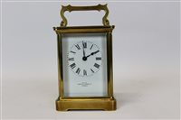 Lot 3568 - Early 20th century carriage clock with French...