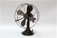 Lot 3564 - 1930s Art Deco-style GEC Magret electric fan...