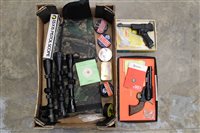 Lot 3639 - Two Vintage Co2 air pistols - one a Crosman...