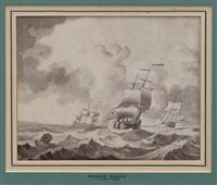 Lot 1104 - Francis Swaine (c. 1720 - 1782), monochrome...