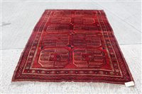Lot 1503 - Tekke-style carpet - having two rows of five...