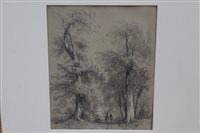 Lot 1265 - Early 19th century English School pencil...
