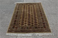 Lot 1511 - Eastern rug with stylised animal and foliate...