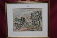 Lot 1270 - Pinchas Abramovich (1909 - 1986), watercolour -...