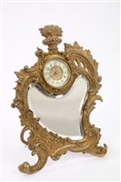 Lot 1523 - Late 19th century French gilt metal 'strut'...