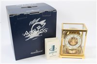 Lot 1524 - Jaeger-LeCoultre Atmos perpetual mantel Clocks...