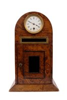 Lot 1529 - Unusual Victorian combined timepiece and post...