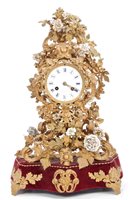 Lot 1531 - 19th century French mantel Clocks &...