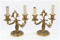 Lot 798 - Pair 19th century-style French ormolu...