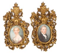 Lot 810 - Pair of early 19th century English School...