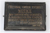 Lot 913 - Early 20th century painted sign inscribed -...