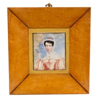 Lot 941 - English School, circa 1830, miniature portrait...