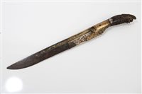 Lot 957 - 18th / 19th century Ceylonese Sinhalese dagger...