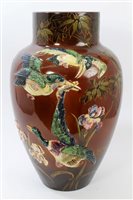 Lot 981 - Late 19th century Burmantoft-style floor vase...