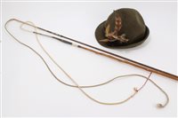 Lot 1012 - Swaine silver mounted carriage driving whip...