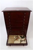 Lot 1024 - Edwardian / early 20th century stained pine...