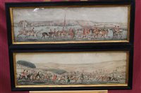 Lot 1046 - Set of four early 19th century hand-coloured...