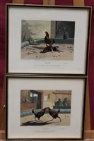 Lot 1049 - Set of six hand-coloured engravings by N....