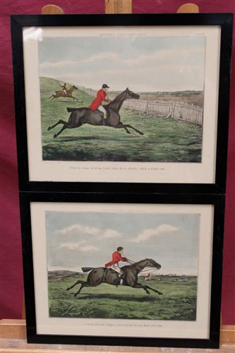 Lot 1050 - Henry Alken set of six Victorian hand-coloured...