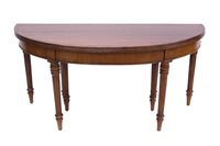 Lot 1341 - Regency-style patent mahogany crossbanded...