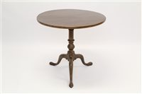 Lot 1350 - George III mahogany occasional table, the...