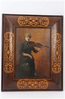 Lot 1359 - 18th century walnut and marquetry inlaid...