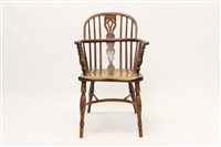 Lot 1384 - Good second quarter 19th century yew and elm...