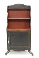 Lot 1393 - 19th century Sheraton-style black painted...