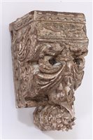 Lot 1445 - 19th century Indian carved wooden...