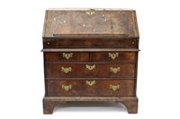 Lot 1301 - Early 18th century walnut crossbanded and...