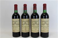 Lot 1572 - Wine - four bottles, Chateau La Lagune Haut...