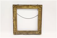 Lot 1492 - 19th century gilt gesso Picturesture frame...