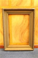 Lot 1493 - Mid-19th century gilt frame with slip,...