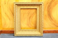 Lot 1495 - Ornate late 19th century gilt frame, internal...