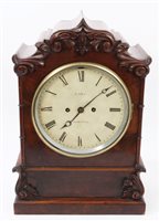Lot 1538 - William IV / early Victorian bracket Clocks &...