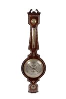 Lot 1539 - Good quality George IV rosewood banjo-shaped...