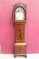 Lot 1552 - Mid-19th century eight day longcase Clocks &...